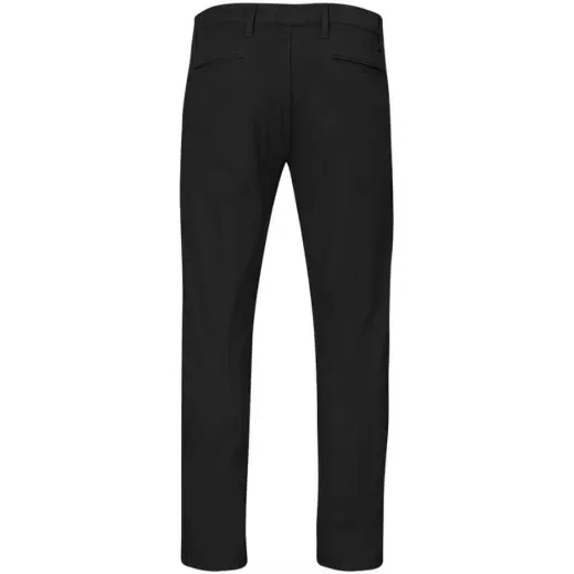 Mens Superb Stretch Chino Pants Black Back